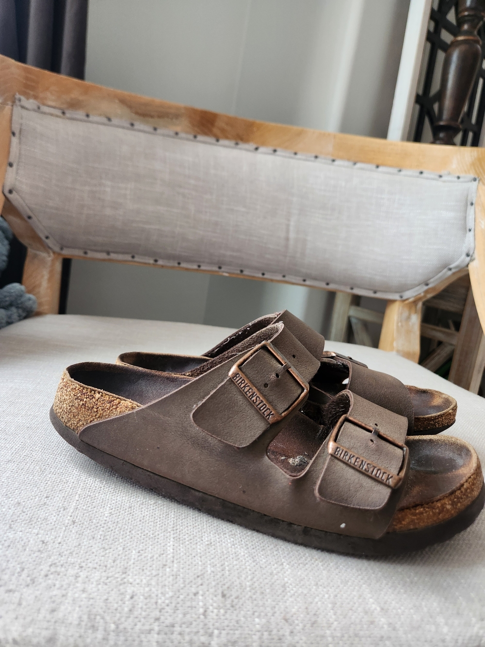 Birkenstock Arizona Sandals  Brown Leather 37